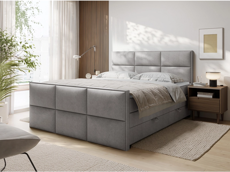 Boxspringbett EMPIRE grau Boxspringbett EMPIRE grau