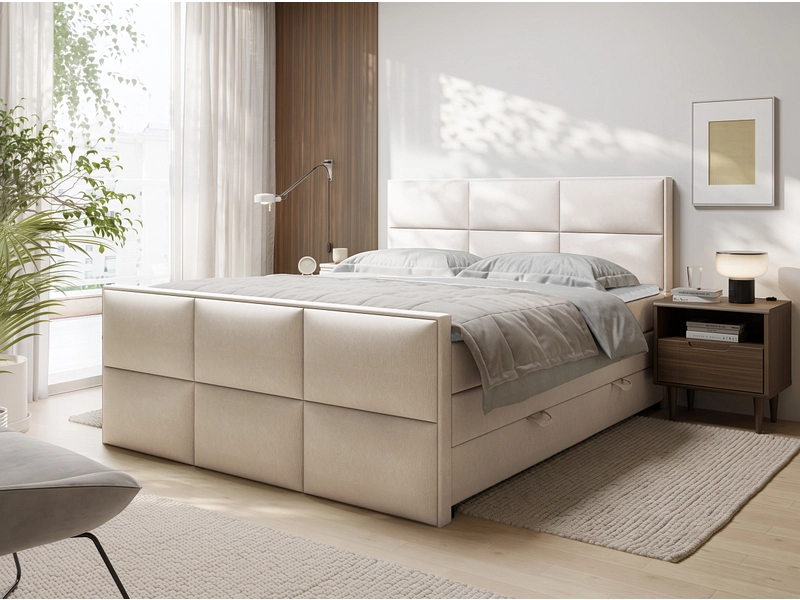 Boxspringbett EMPIRE beige Boxspringbett EMPIRE beige