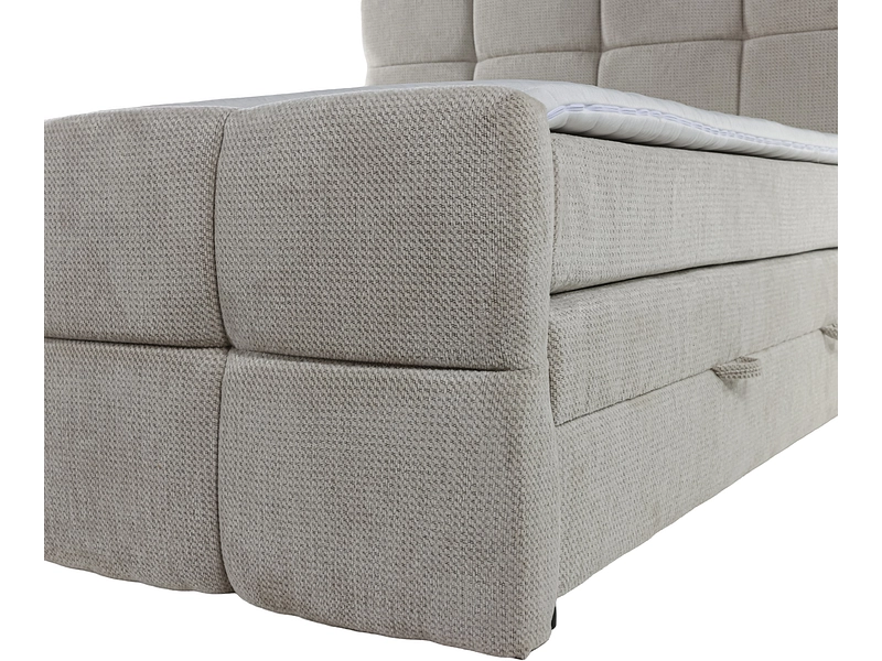 Boxspring GELATO grigio chiaro