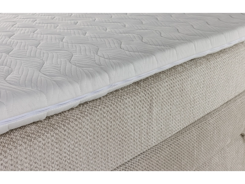 Boxspring GELATO grigio chiaro