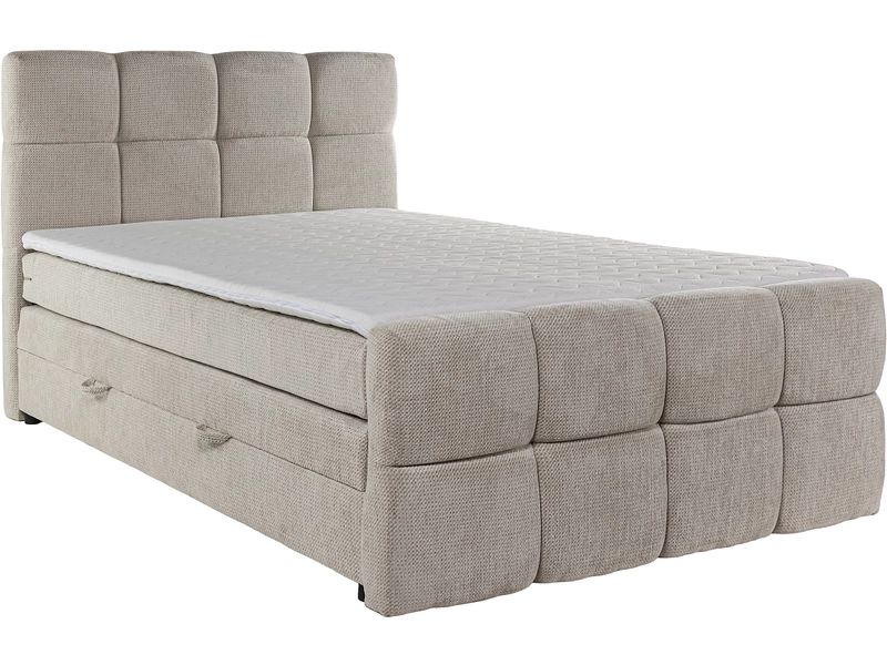 Boxspring GELATO grigio chiaro Boxspring GELATO grigio chiaro