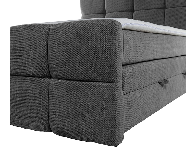 Boxspring GELATO grigio scuro