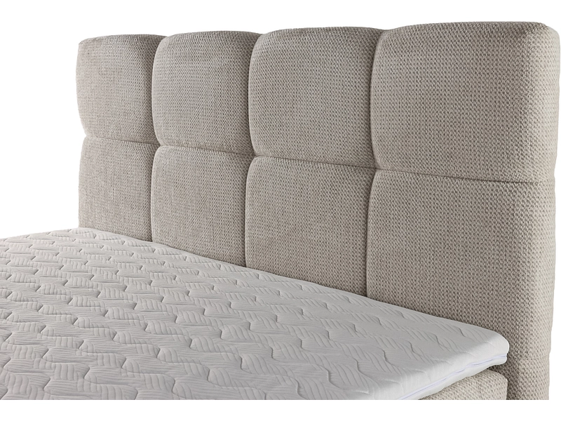 Boxspring GELATO grigio chiaro