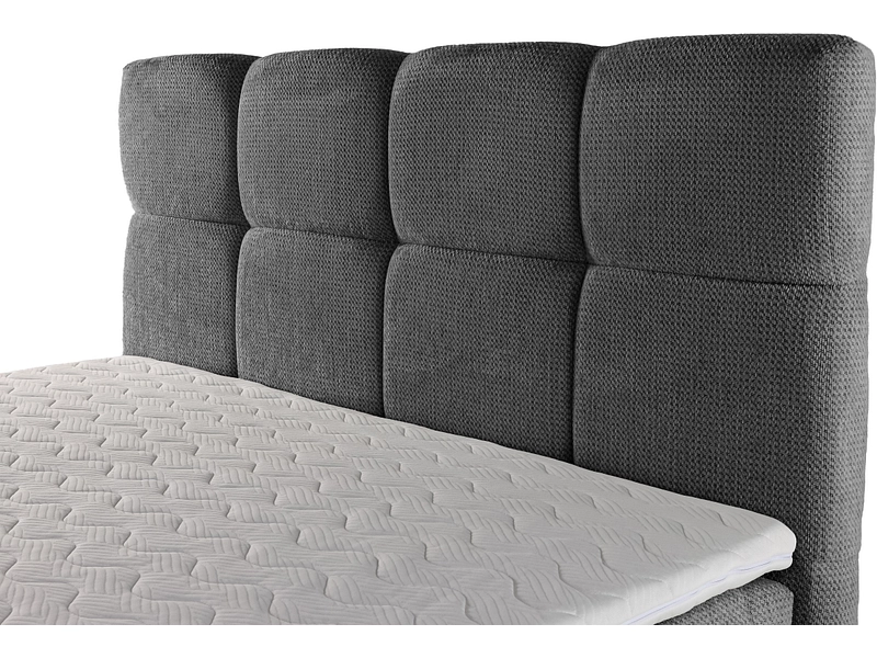 Boxspring GELATO grigio scuro
