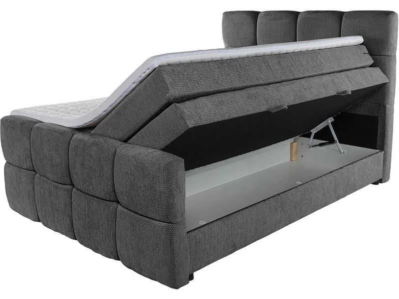 Boxspring GELATO grigio scuro