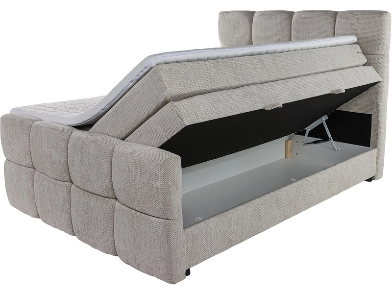 Boxspring GELATO grigio chiaro Boxspring GELATO grigio chiaro