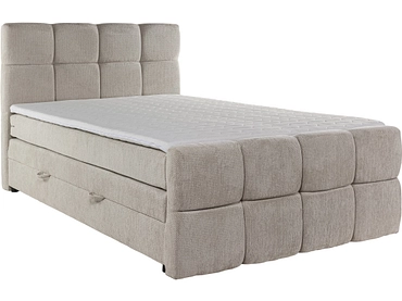 Boxspring GELATO grigio chiaro