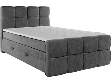 Boxspring GELATO grigio scuro