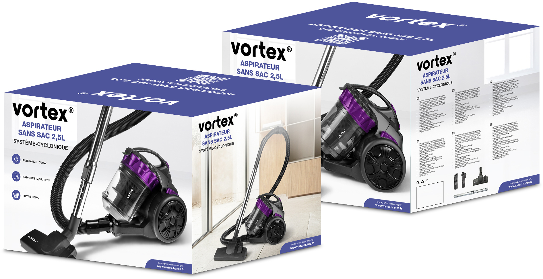 VORTEX Staubsauger ohne Beutel VORTEX Staubsauger ohne Beutel