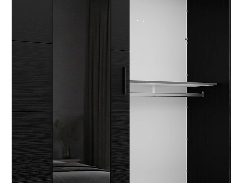Schwebetürenschrank KINGSTON black