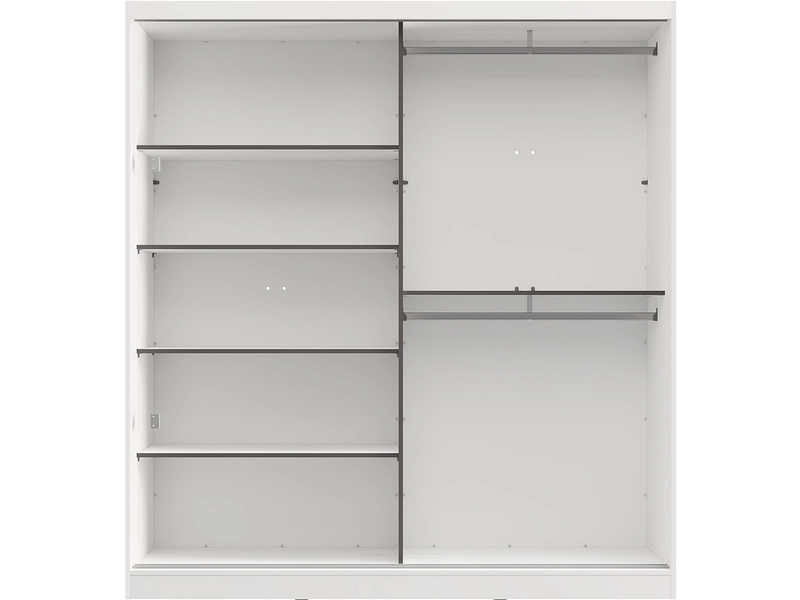 Schwebetürenschrank KINGSTON weiss