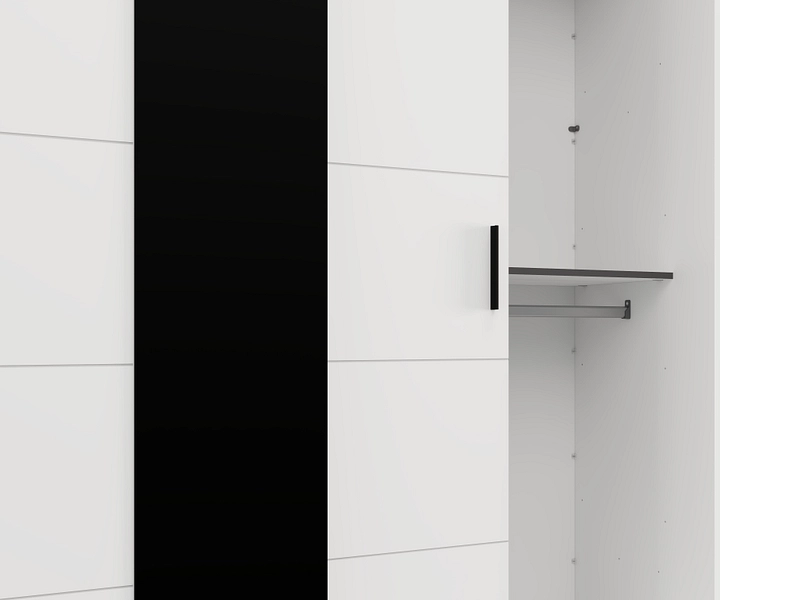 Schwebetürenschrank KINGSTON weiss