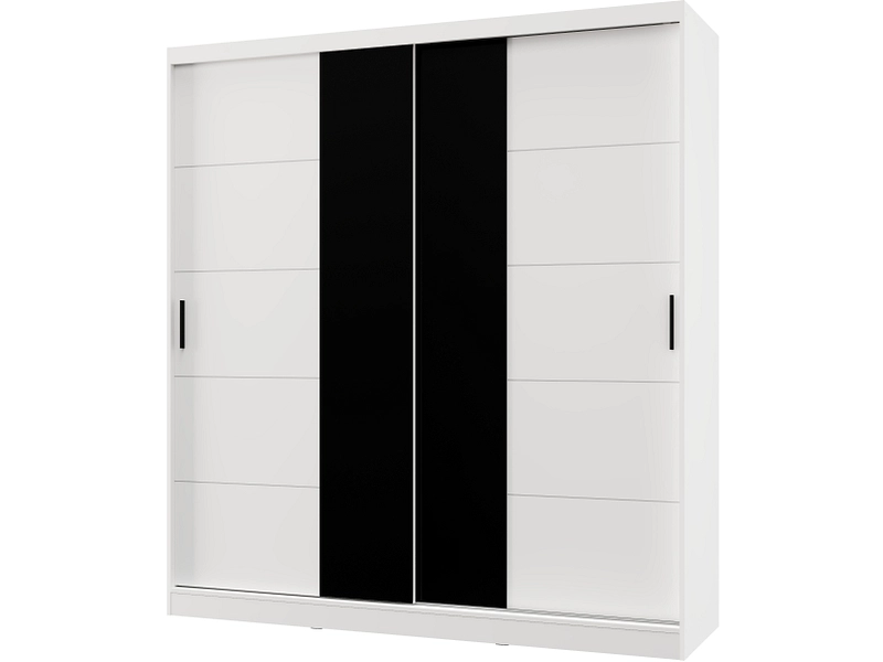 Schwebetürenschrank KINGSTON weiss