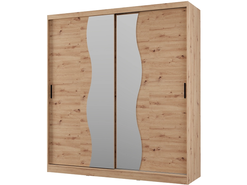 Schwebetürenschrank MILTON artisan eiche