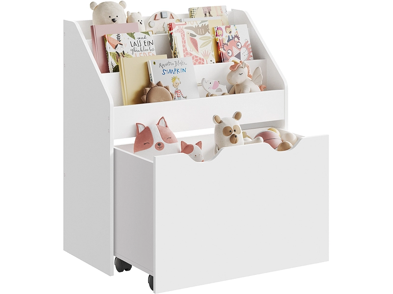Étagère pour jouets SONGMICS Panneau de particules blanc nuage