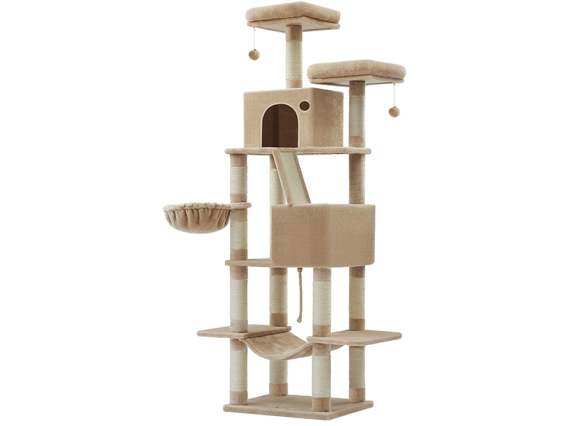 Arbre à chat FEANDREA Panneau de particules brun