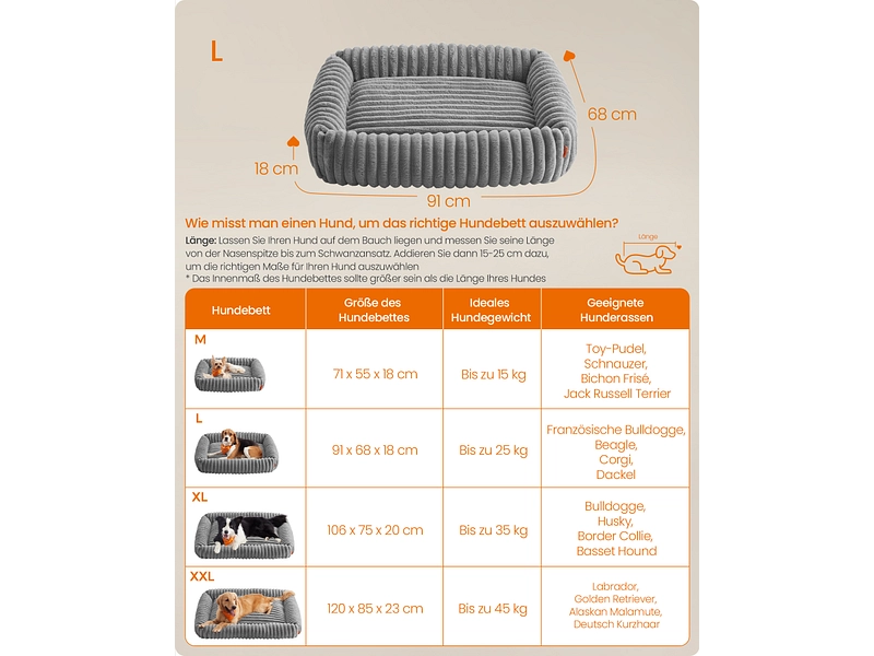 Letto per cani FEANDREA Letto per cani FEANDREA