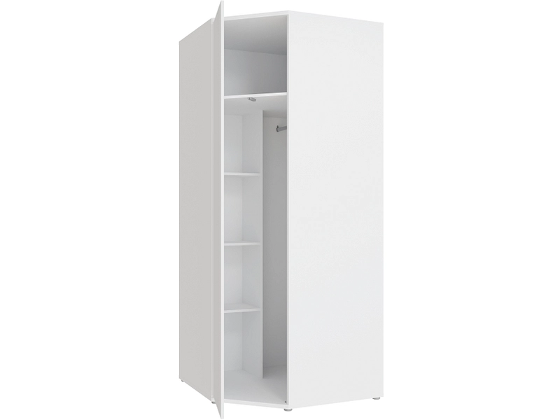 Armoire portes battantes ALICE SPRINGS blanc