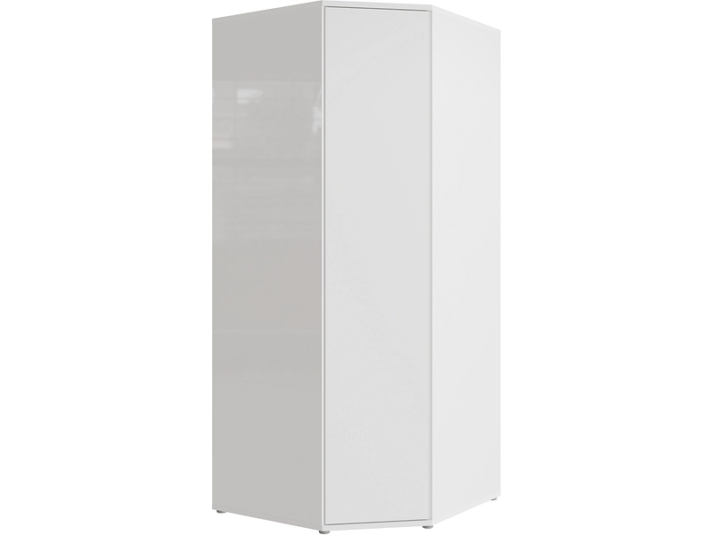 Armoire portes battantes ALICE SPRINGS blanc brillant Armoire portes battantes ALICE SPRINGS blanc brillant