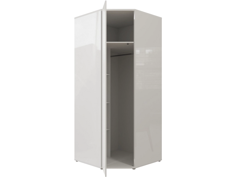 Armoire portes battantes ALICE SPRINGS blanc brillant Armoire portes battantes ALICE SPRINGS blanc brillant