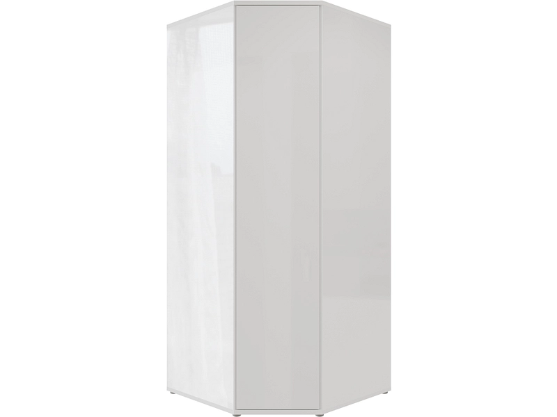 Armoire portes battantes ALICE SPRINGS blanc brillant Armoire portes battantes ALICE SPRINGS blanc brillant