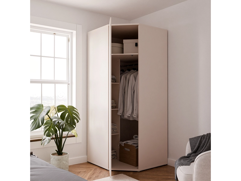 Armoire portes battantes ALICE SPRINGS sable Armoire portes battantes ALICE SPRINGS sable