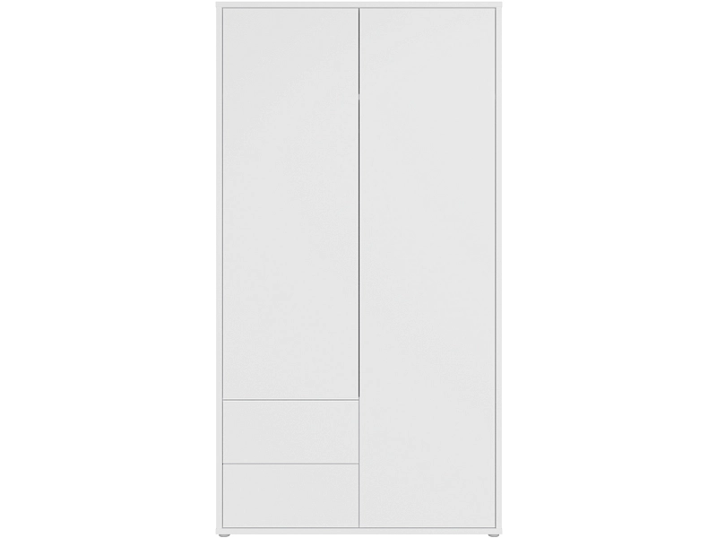 Armoire portes battantes ALICE SPRINGS blanc