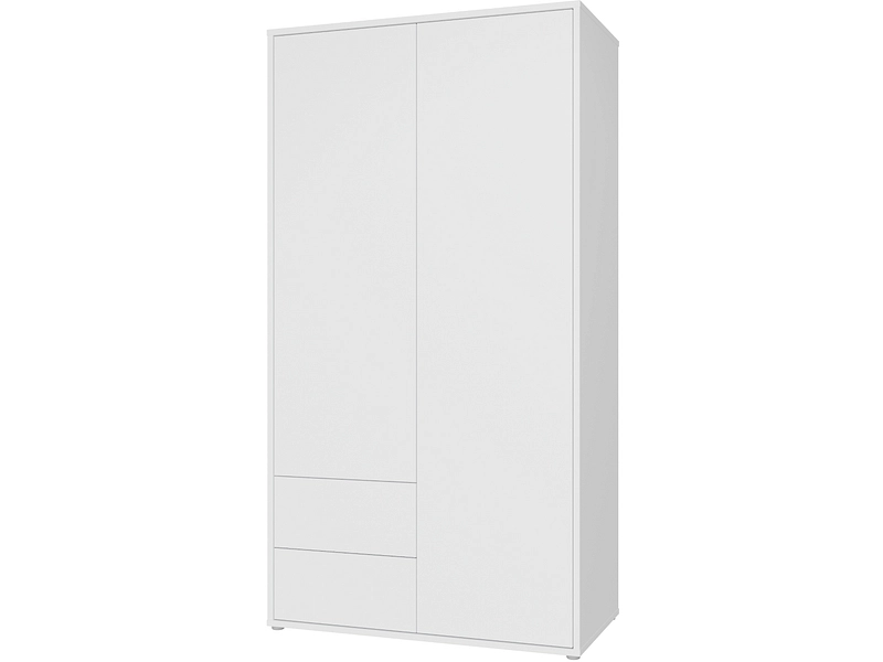 Armoire portes battantes ALICE SPRINGS blanc