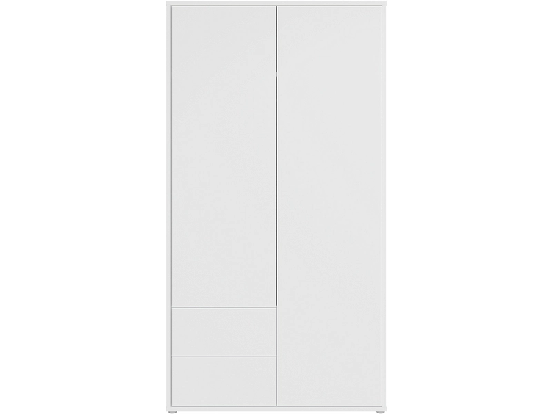 Armoire portes battantes ALICE SPRINGS blanc