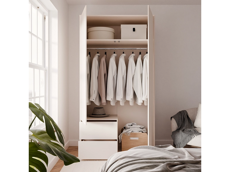 Armoire portes battantes ALICE SPRINGS sable