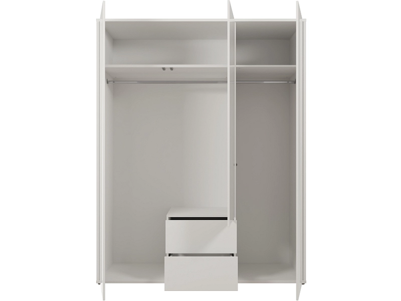 Armoire portes battantes ALICE SPRINGS blanc brillant Armoire portes battantes ALICE SPRINGS blanc brillant