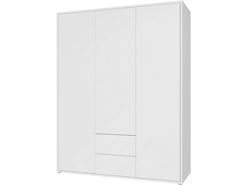 Armoire portes battantes ALICE SPRINGS blanc brillant Armoire portes battantes ALICE SPRINGS blanc brillant