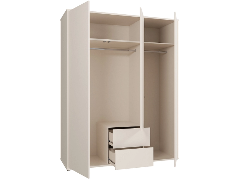 Armoire portes battantes ALICE SPRINGS sable Armoire portes battantes ALICE SPRINGS sable