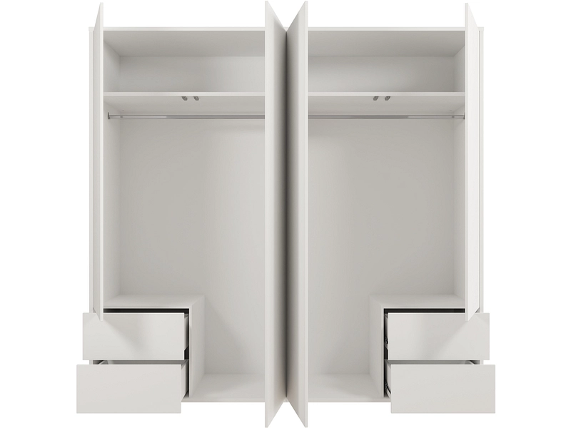 Armoire portes battantes ALICE SPRINGS blanc Armoire portes battantes ALICE SPRINGS blanc