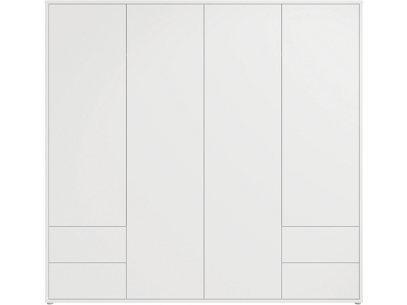 Armoire portes battantes ALICE SPRINGS blanc Armoire portes battantes ALICE SPRINGS blanc
