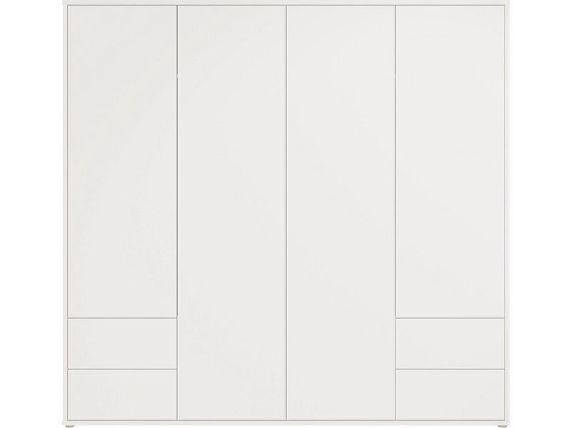 Armoire portes battantes ALICE SPRINGS blanc Armoire portes battantes ALICE SPRINGS blanc