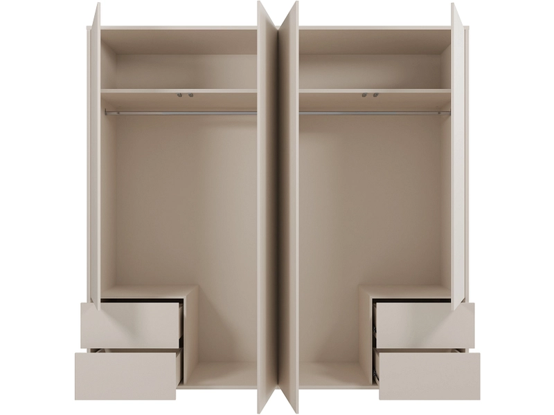 Armoire portes battantes ALICE SPRINGS sable Armoire portes battantes ALICE SPRINGS sable