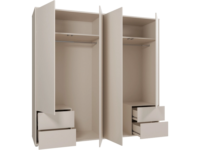 Armoire portes battantes ALICE SPRINGS sable Armoire portes battantes ALICE SPRINGS sable