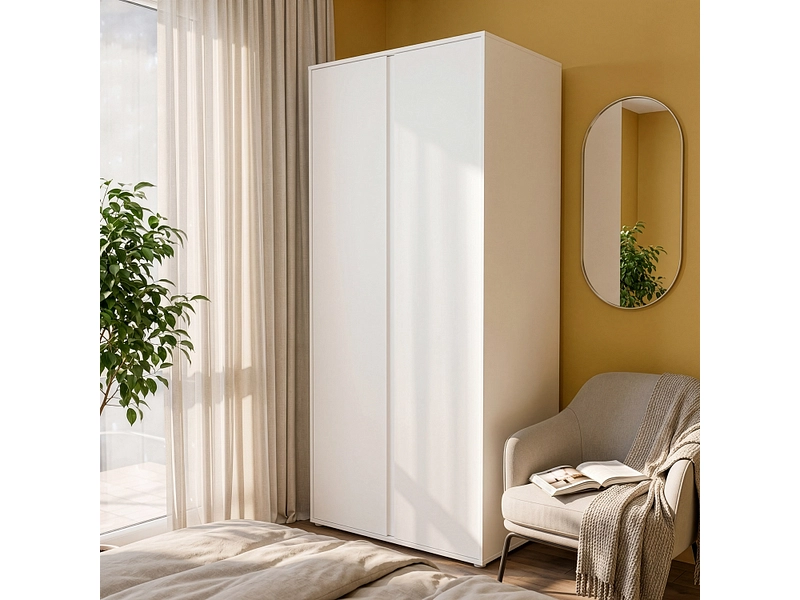 Drehtürenschrank LUMIA weiss Drehtürenschrank LUMIA weiss