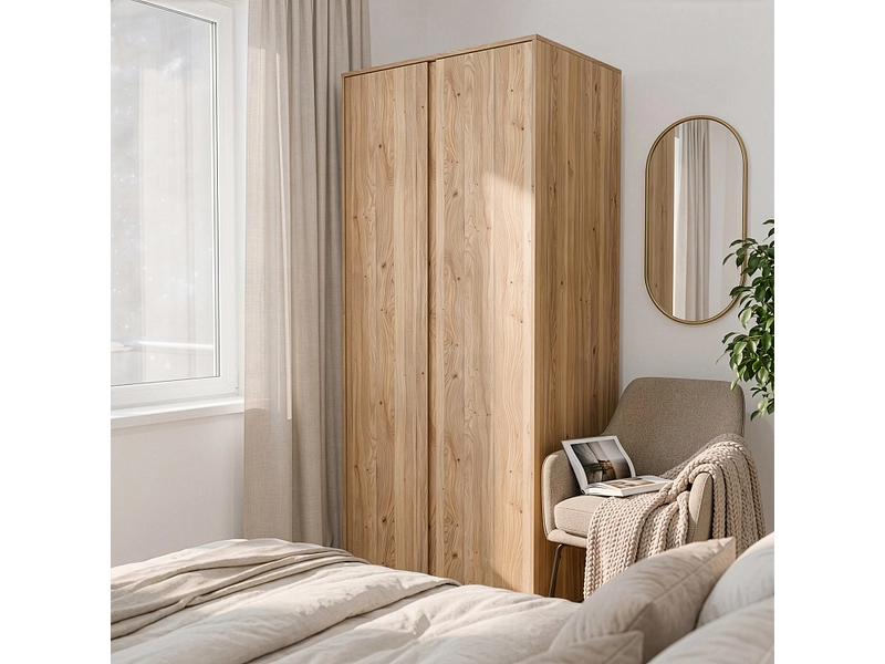 Drehtürenschrank LUMIA eiche Drehtürenschrank LUMIA eiche
