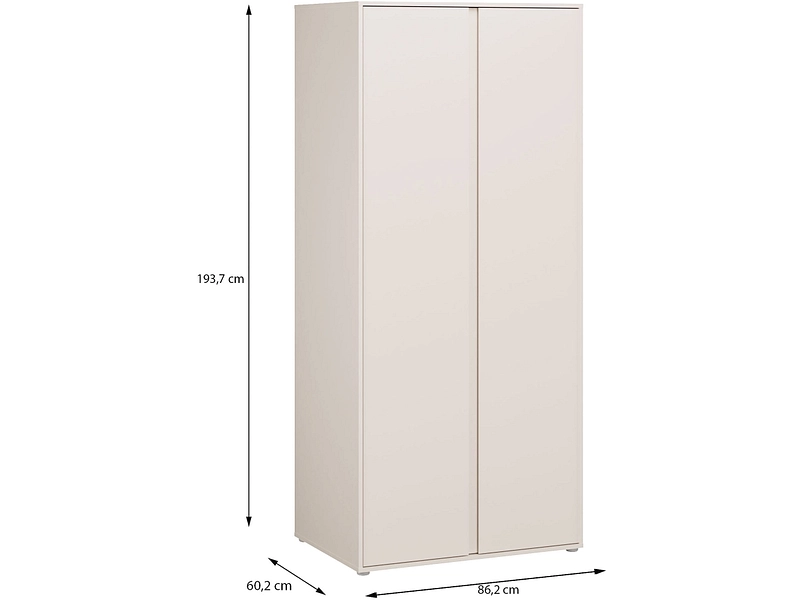 Drehtürenschrank LUMIA sand Drehtürenschrank LUMIA sand