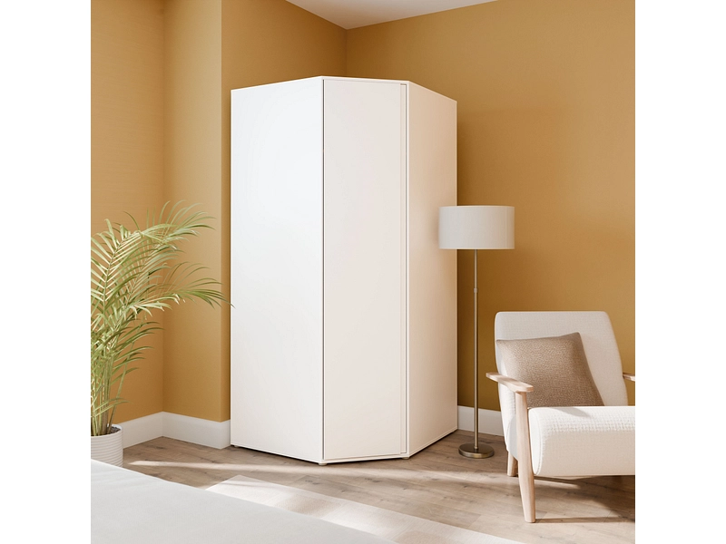 Drehtürenschrank LUMIA weiss