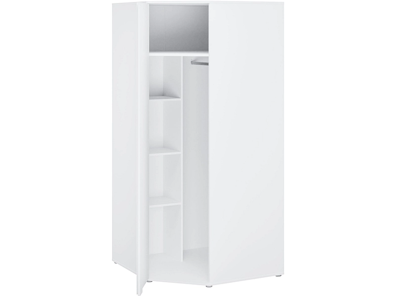 Drehtürenschrank LUMIA weiss