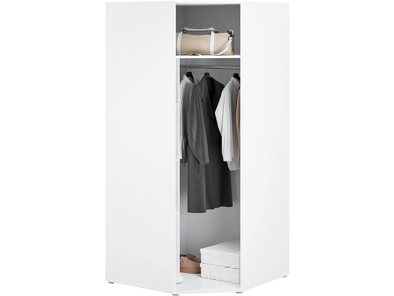 Drehtürenschrank LUMIA weiss