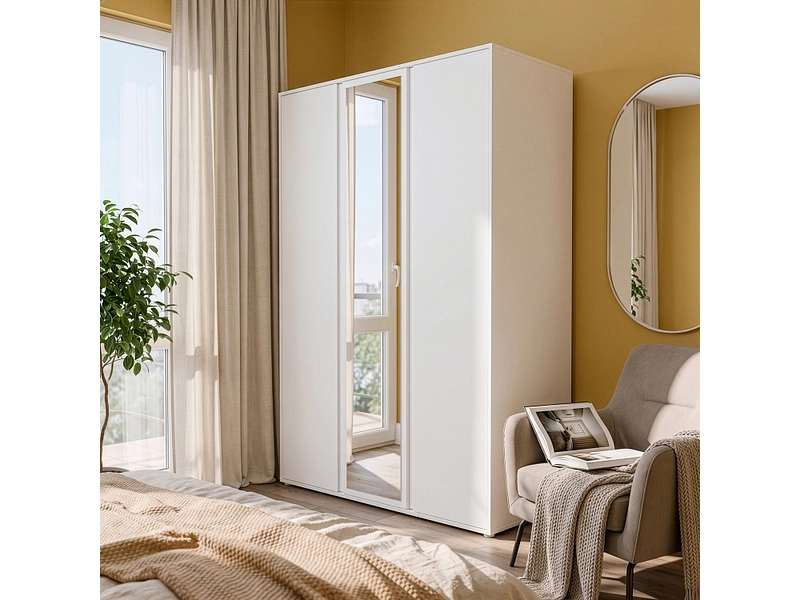 Drehtürenschrank LUMIA weiss Drehtürenschrank LUMIA weiss