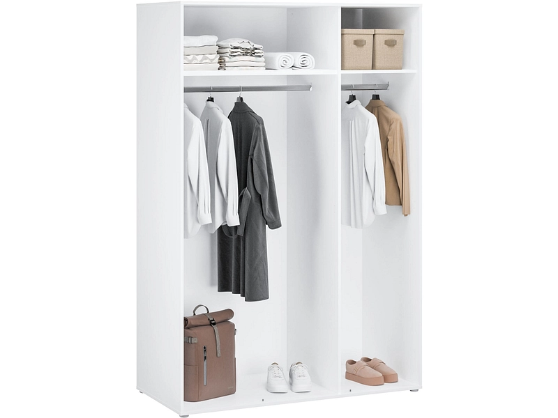 Drehtürenschrank LUMIA weiss Drehtürenschrank LUMIA weiss