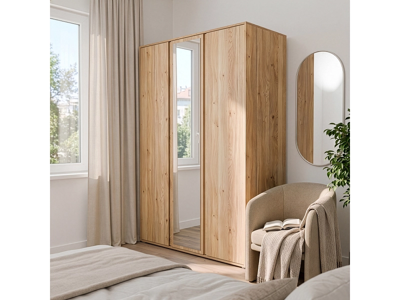 Drehtürenschrank LUMIA eiche Drehtürenschrank LUMIA eiche