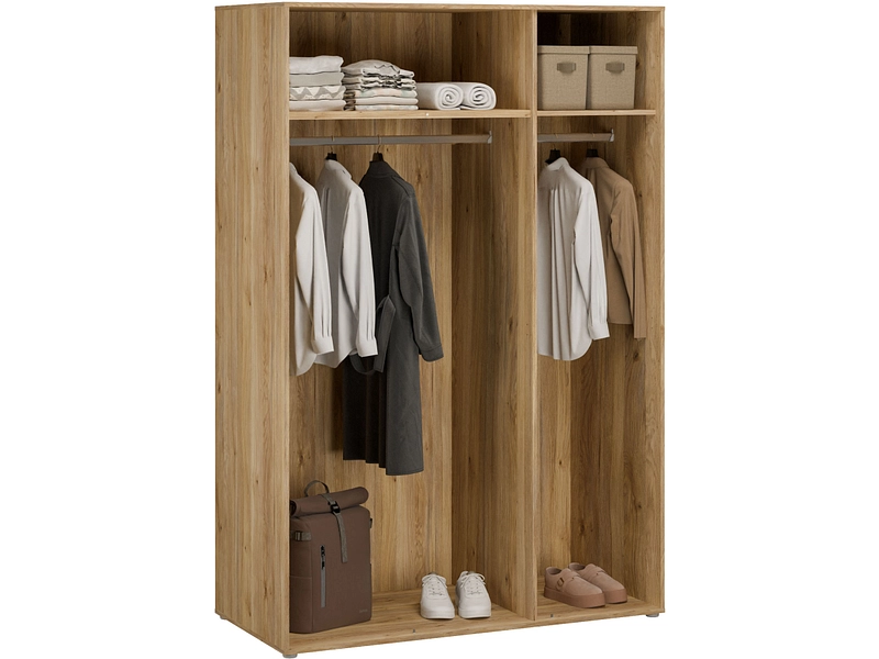 Drehtürenschrank LUMIA eiche Drehtürenschrank LUMIA eiche