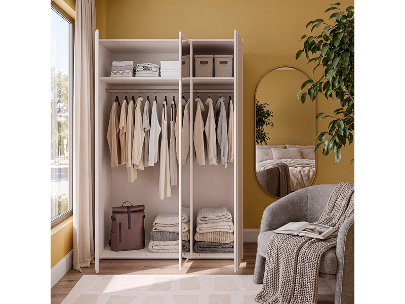 Drehtürenschrank LUMIA sand