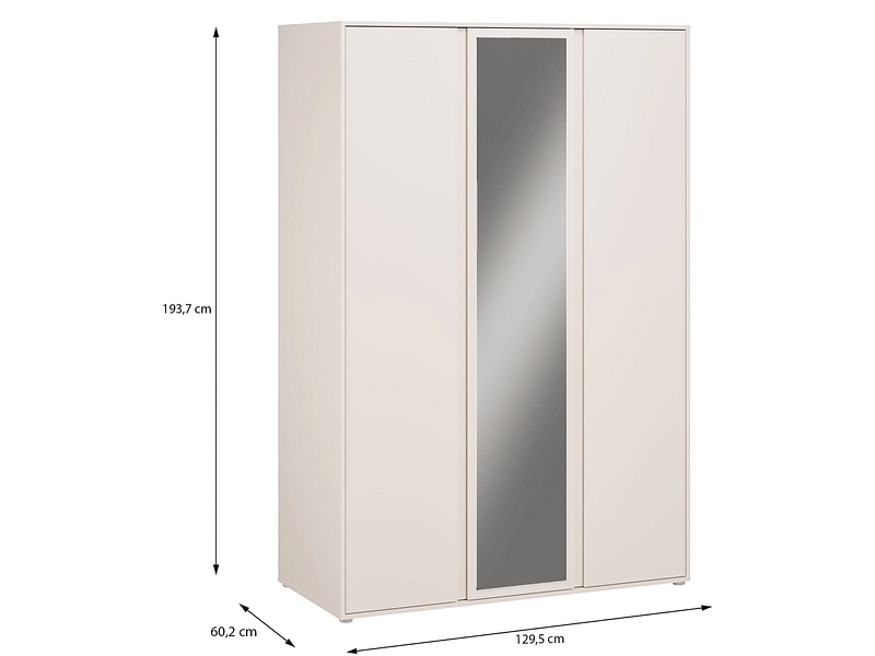 Drehtürenschrank LUMIA sand